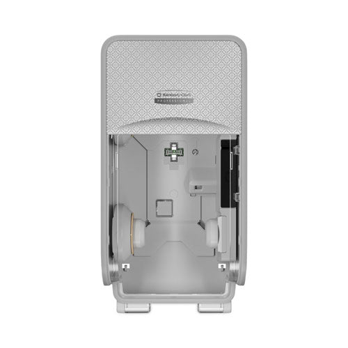 Image of Kimberly-Clark Professional ICON Coreless Standard Roll Toilet Paper Dispenser, 7.18 x 13.37 x 7.06, Silver Mosaic