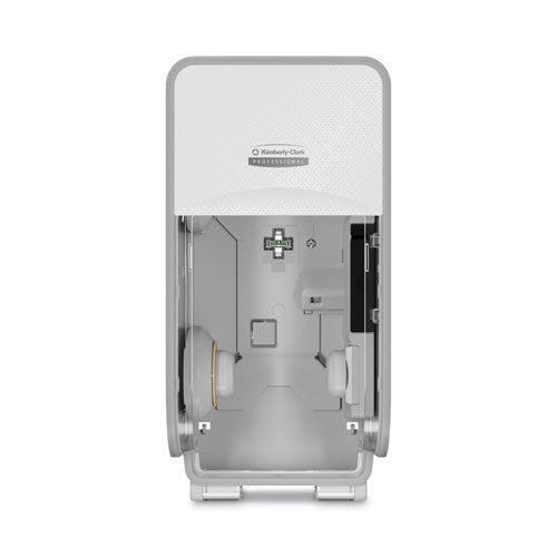 Image of Kimberly-Clark Professional ICON Coreless Standard Roll Toilet Paper Dispenser, 7.18 x 13.37 x 7.06, White Mosaic