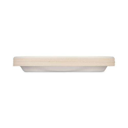 Image of Hefty® ECOSAVE Tableware, Plate, Sugarcane, 6.75" dia, White, 30/Pack, 12 Packs/Carton