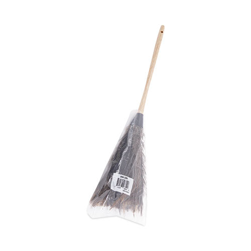 Image of Boardwalk® Professional Ostrich Feather Duster, 13" Wood Handle