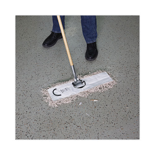 Image of Boardwalk® Mop Head, Dust, Cotton, 18 X 3, White