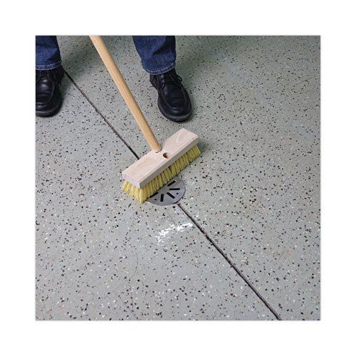 Image of Boardwalk® Deck Brush Head, 2" Cream Polypropylene Bristles, 10" Brush