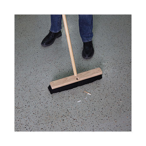 Image of Boardwalk® Floor Brush Head, 2.5" Black Tampico Fiber Bristles, 18" Brush