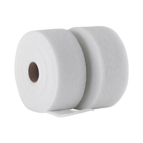 Image of Boardwalk® Trapeze Disposable Dusting Sheets, 5" X 125 Ft, White, 250 Sheets/roll, 2 Rolls/carton