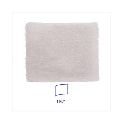 Image of Boardwalk® Trapeze Disposable Dusting Sheets, 5" X 125 Ft, White, 250 Sheets/roll, 2 Rolls/carton