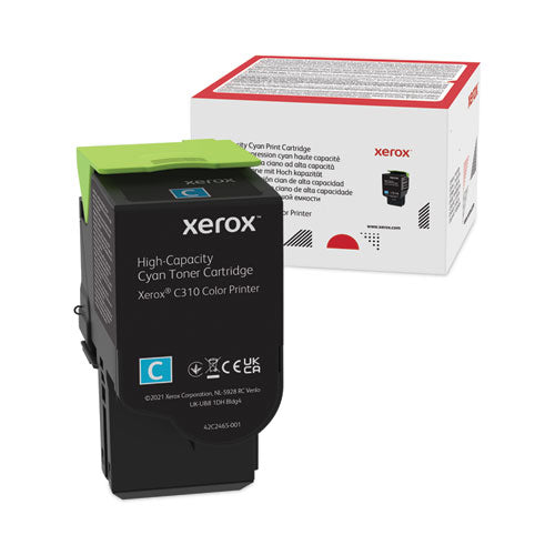 Image of Xerox® 006R04365 High-Yield Toner, 5,500 Page-Yield, Cyan