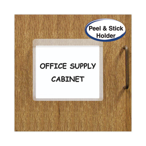 Image of C-Line® Self-Adhesive Labeling Pockets, Top Load, 3.75 x 3, Clear, 25/Pack