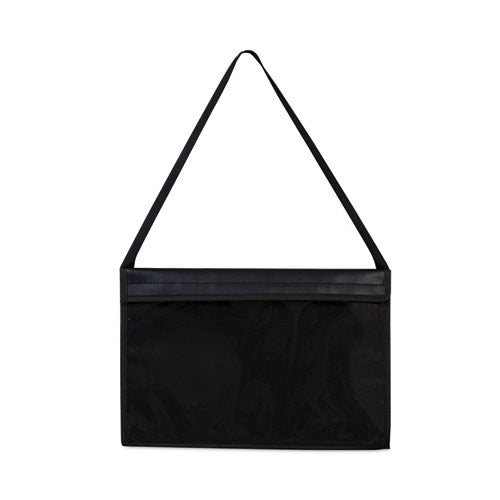 Image of C-Line® 1-Pocket Shop Ticket Holder W/strap And Black Stitching, 75-Sheet, 9 X 12