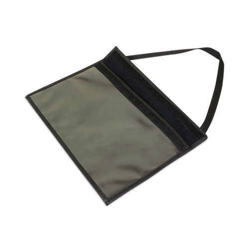 Image of C-Line® 1-Pocket Shop Ticket Holder W/strap And Black Stitching, 75-Sheet, 9 X 12