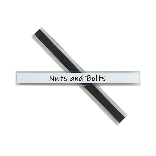 Image of C-Line® Clear Magnetic Label Holders, Side Load, 6 x 0.5, 10/Pack