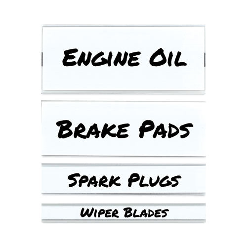 Image of C-Line® Clear Magnetic Label Holders, Side Load, 6 x 0.5, 10/Pack