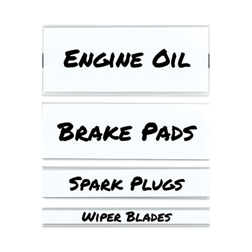 Image of C-Line® Clear Magnetic Label Holders, Side Load, 6 x 2.5, 10/Pack