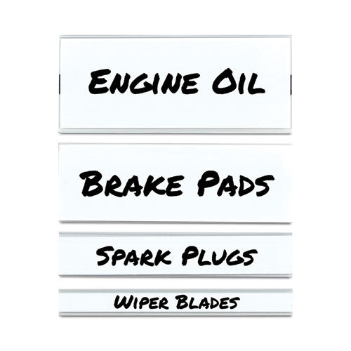 Image of C-Line® Clear Magnetic Label Holders, Side Load, 6 x 1, 10/Pack
