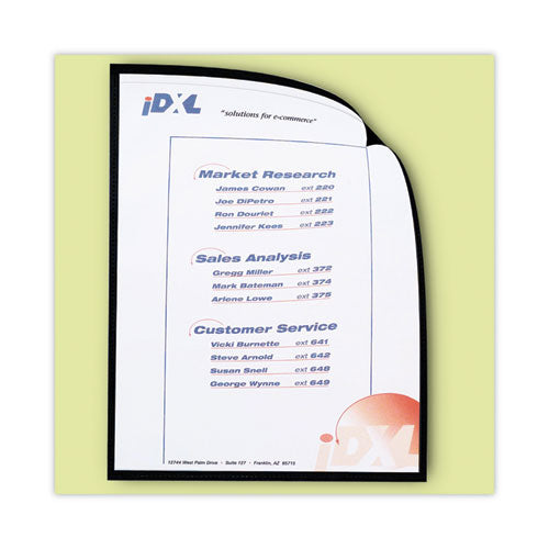 Image of C-Line® Magnetic Cubicle Keepers Display Holders, 9.2 x 11.69, Magnetic Mount, Clear, 2/Pack