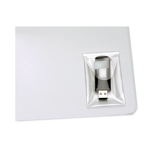 Image of Cardinal® HOLD IT USB Pockets, 2 x 3.44, Clear