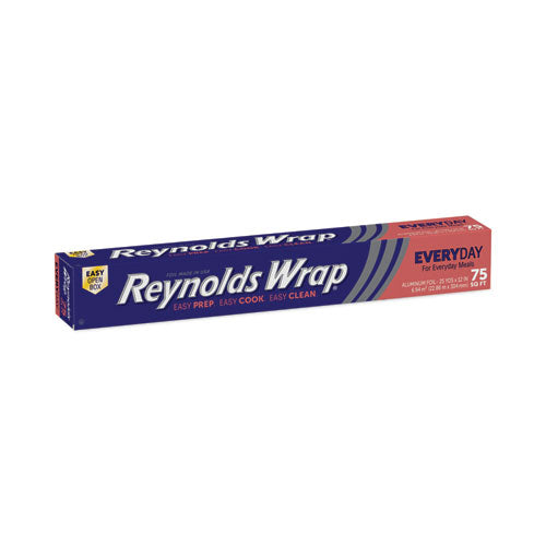 Image of Reynolds Wrap® Standard Aluminum Foil Roll, 12" x 75 ft, 35/Carton