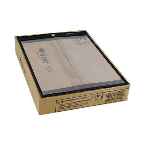 Image of C-Line® Magnetic Stitched Shop Ticket Holders, Clear, 75", 9 X 12, 25/box