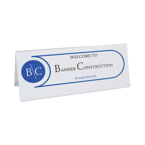 Image of C-Line® Tent Card Holders, 4.25 x 11.7, Rigid Heavyweight Clear Plastic, 25/Box