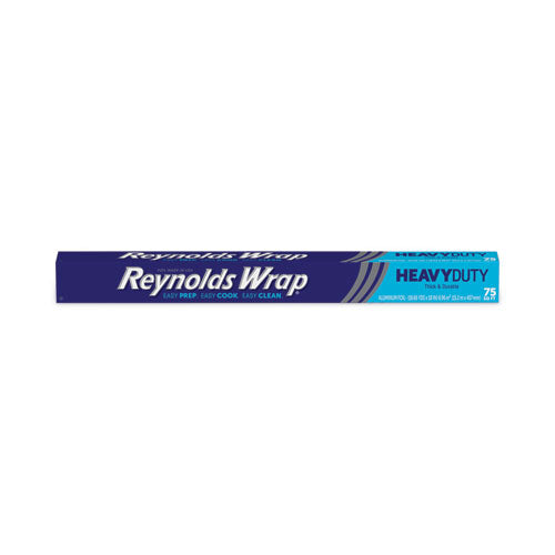 Image of Reynolds Wrap® Heavy Duty Aluminum Foil Roll, 18" x 75 ft, 20/Carton