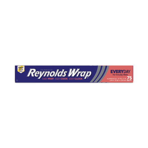 Image of Reynolds Wrap® Standard Aluminum Foil Roll, 12" x 75 ft, 35/Carton