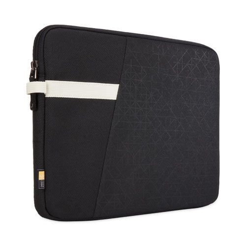 Image of Case Logic® Ibira Laptop Sleeve, Fits Devices Up to 11.6", Polyester, 12.6 x 1.2 x 9.4, Black