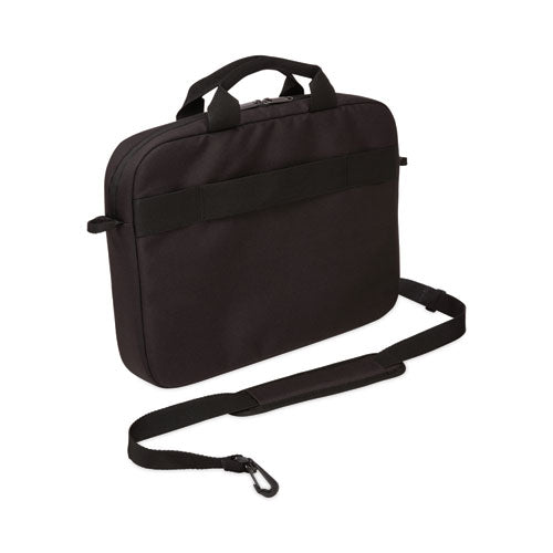 Image of Case Logic® Advantage Laptop Attache, Fits Devices Up to 15.6", Polyester, 16.1 x 2.8 x 13.8, Black