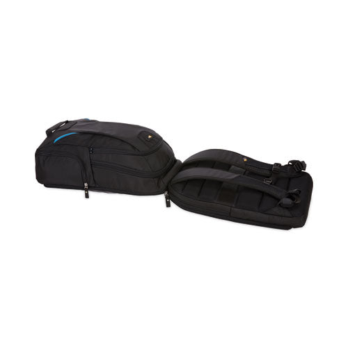 Image of Case Logic® Checkpoint Friendly Backpack, Fits Devices Up to 15.6", Polyester, 2.76 x 13.39 x 19.69, Black