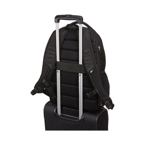 Image of Case Logic® Checkpoint Friendly Backpack, Fits Devices Up to 15.6", Polyester, 2.76 x 13.39 x 19.69, Black