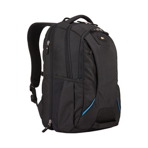 Image of Case Logic® Checkpoint Friendly Backpack, Fits Devices Up to 15.6", Polyester, 2.76 x 13.39 x 19.69, Black