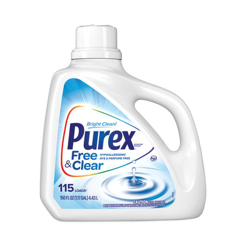 Image of Purex® Free And Clear Liquid Laundry Detergent, Unscented, 150 Oz Bottle
