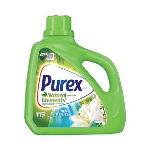 Image of Purex® Ultra Natural Elements He Liquid Detergent, Linen And Lilies, 150 Oz Bottle, 4/carton