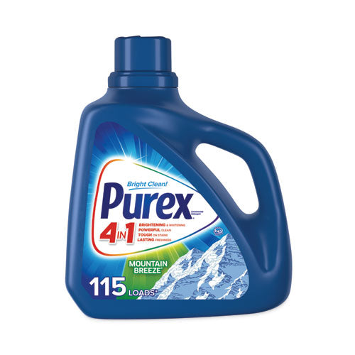 Image of Purex® Liquid Laundry Detergent, Mountain Breeze, 150 Oz Bottle, 4/carton