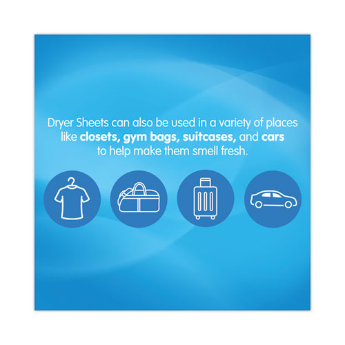 Image of Snuggle® Fabric Softener Sheets, Fresh Scent, 120 Sheets/box