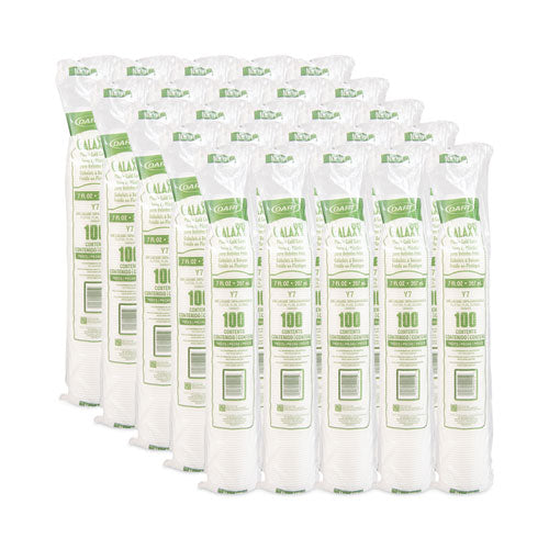 Image of Dart® High-Impact Polystyrene Cold Cups, 7 oz, Plastic, Translucent, 100/Sleeve, 25 Sleeves/Carton