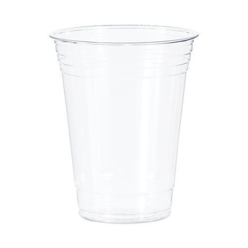 Image of SOLO® Ultra Clear PET Cups, Squat, 16 oz, Plastic, 50/Bag, 20 Bags/Carton