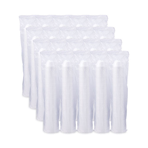 Image of Dart® Foam Container, Squat, 6 oz, White, 50/Pack, 20 Packs/Carton