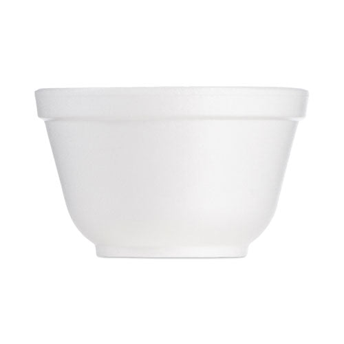 Image of Dart® Foam Container, Squat, 6 oz, White, 50/Pack, 20 Packs/Carton