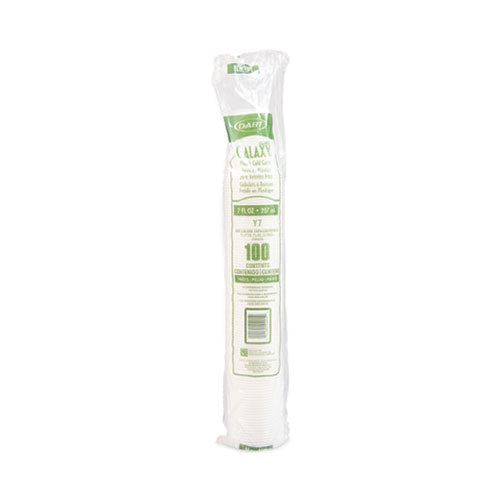 Image of Dart® High-Impact Polystyrene Cold Cups, 7 oz, Plastic, Translucent, 100/Sleeve, 25 Sleeves/Carton