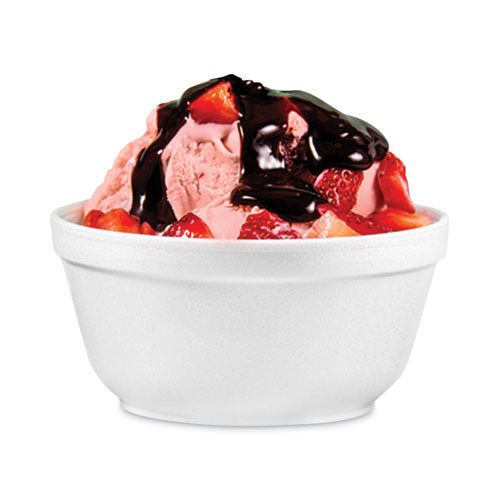 Image of Dart® Foam Bowls, 10 Oz, White, 50/pack, 20 Packs/carton