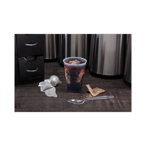 Image of Dart® High-Impact Polystyrene Cold Cups, 7 oz, Plastic, Translucent, 100/Sleeve, 25 Sleeves/Carton