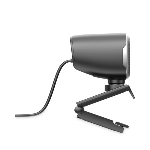 Image of Adesso CyberTrack M1 HD Fixed Focus USB Webcam with AI Motion/Facial Tracking, 1920 Pixels x 1080 Pixels, 2.1 Mpixels, Black/Silver