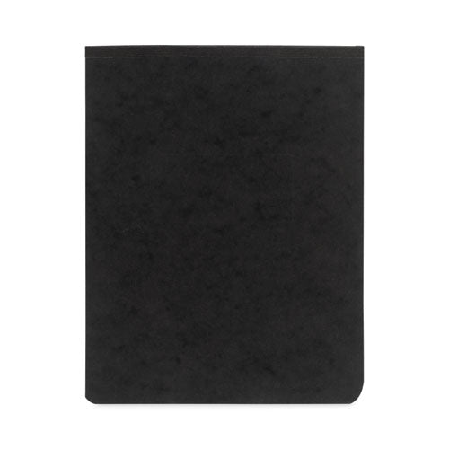 Image of ACCO PRESSTEX Report Cover with Tyvek Reinforced Hinge, Top Bound, Two-Piece Prong Fastener, 2" Capacity, 8.5 x 11, Black/Black