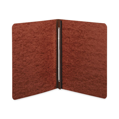 Image of ACCO Pressboard Report Cover With Tyvek Reinforced Hinge, Two-Piece Prong Fastener, 3" Capacity, 8.5 X 11, Red/red