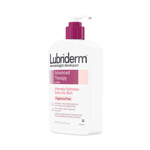 Image of Lubriderm® Advanced Therapy Moisturizing Hand/body Lotion, 16 Oz Pump Bottle