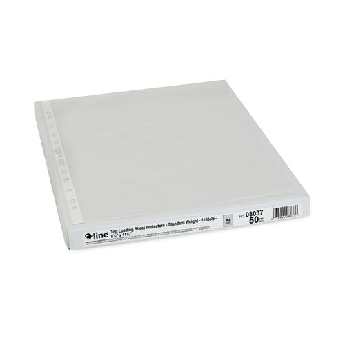 Image of C-Line® Standard Weight Poly Sheet Protectors, Clear, 2", 11.75 x 8.25, 50/Box