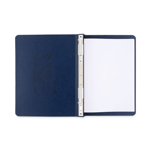 Image of ACCO Presstex Covers With Storage Hooks, 2 Posts, 6" Capacity, 12 X 8.5, Dark Blue