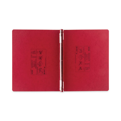 Image of ACCO Presstex Covers With Storage Hooks, 2 Posts, 6" Capacity, 14.88 X 11, Executive Red