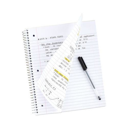 Image of Five Star® Wirebound Notebook, 1-Subject, Wide/Legal Rule, Assorted Cover Colors, (100) 10.5 x 8 Sheets, 6/Pack