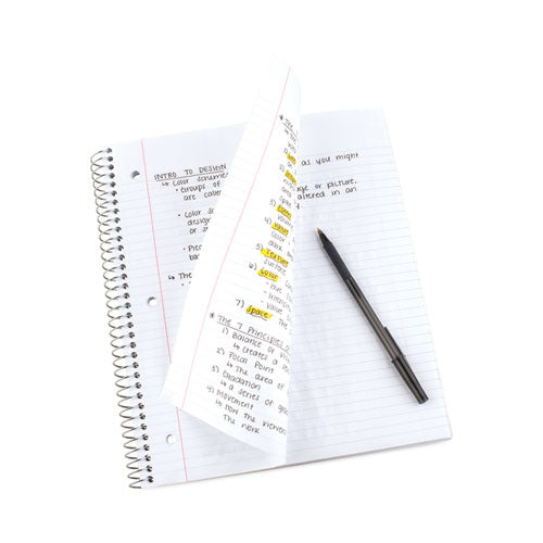 Image of Five Star® Wirebound Notebook, 1-Subject, Medium/College Rule, Assorted Cover Colors, (100) 11 x 8.5 Sheets, 6/Pack