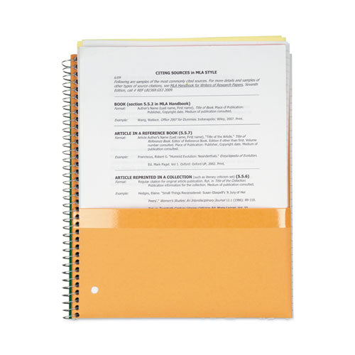 Image of Five Star® Wirebound Notebook, 1-Subject, Medium/College Rule, Assorted Cover Colors, (100) 11 x 8.5 Sheets, 6/Pack